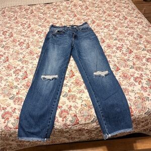 KanCan Blue Distressed Boyfriend Jeans